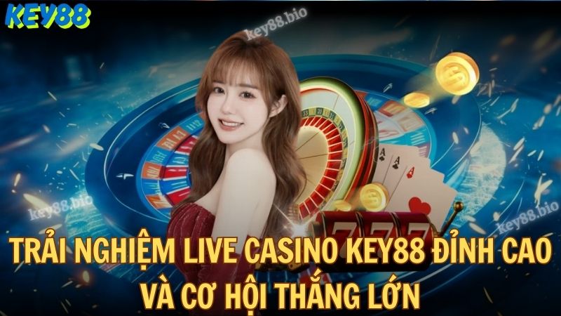 Trải nghiệm Live casino Key88 đỉnh cao và cơ hội thắng lớn