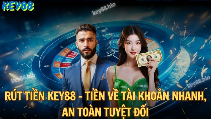 Rút tiền Key88 - Tiền về tài khoản nhanh, an toàn tuyệt đối